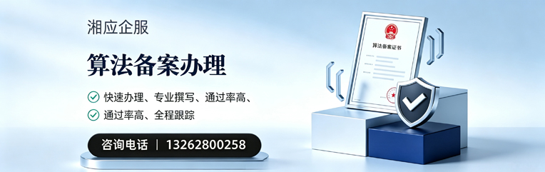 无锡算法备案申报服务
