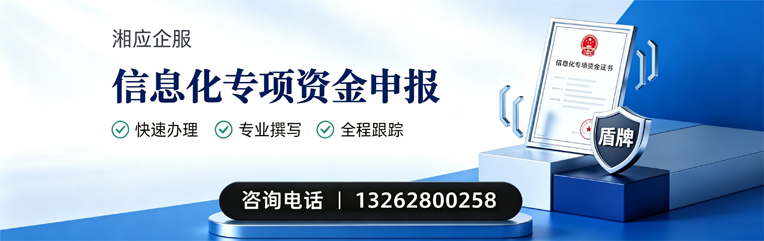 无锡信息化专项资金申报服务