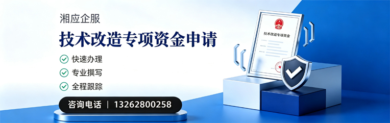 无锡技术改造专项资金申报服务