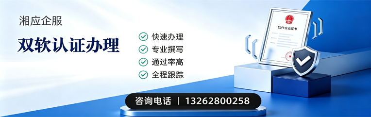 无锡双软认证申报服务