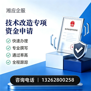 无锡技术改造专项资金申报服务